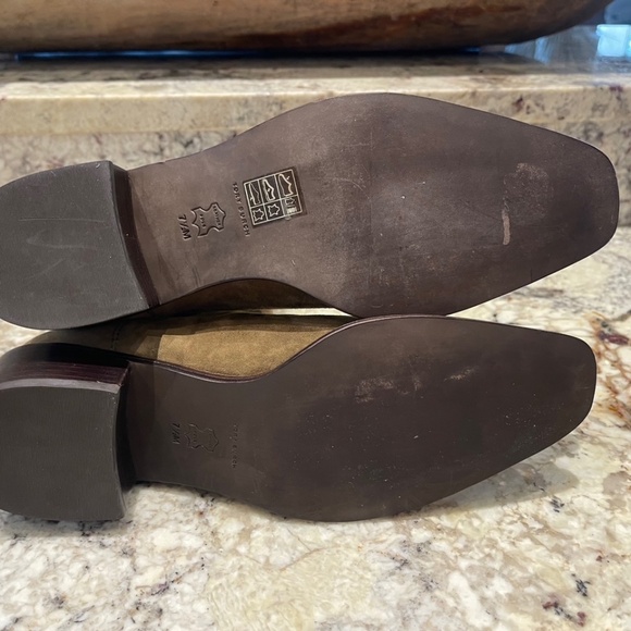 NWOB Tory Burch Medallion Chelsea Ankle Boot - Suede River Rock - Sz 7.5M - Picture 9 of 13